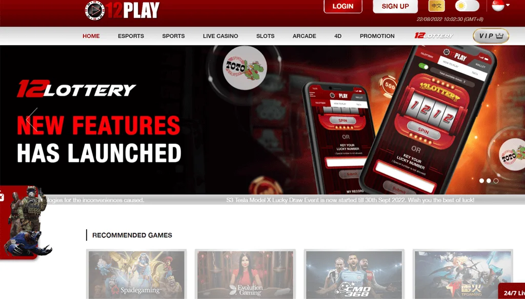 12Play Casino Website
