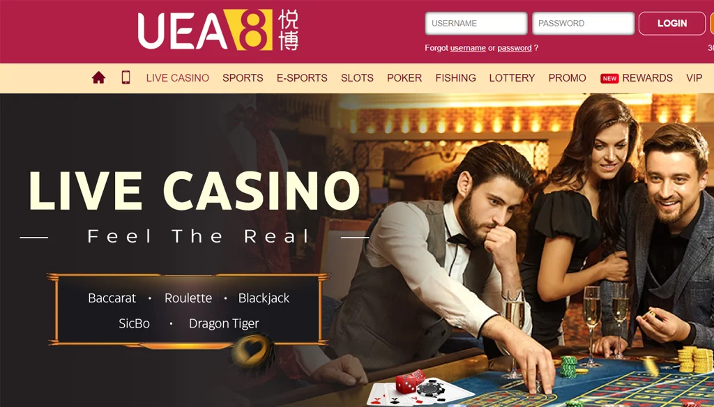 UEA Live Casino Games